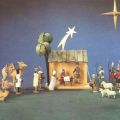 Weihnachtskarte mit Schnitzerei - 1989