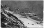 Blick vom Hochufer  auf die See - 1959