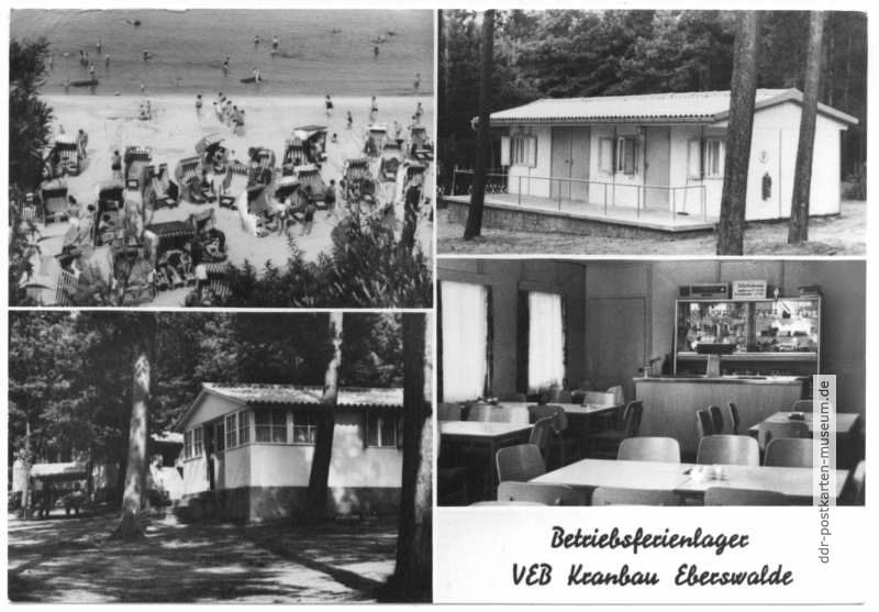 Betriebsferienlager des VEB Kranbau Eberswalde - 1975