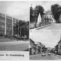 Polytechnische Oberschule, Blick zum Rathaus, Wilhelm-Pieck-Straße - 1985