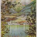 Aquarell "Sankt Wolfgang am See" - 1947