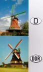 Windmühlen von Horsten (Ostfriesland) und Neubukow (Mecklenburg) - 1980 / 1987