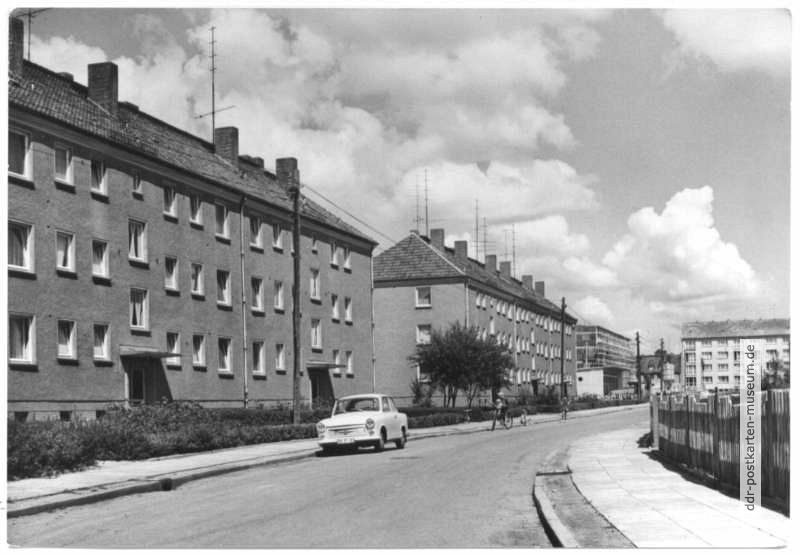 Neubauten an der Friedensstraße - 1969