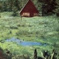 Naturschutzgebiet Georgenfelder Hochmoor, Schutzhütte - 1974
