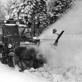 Schneefräse im Einsatz - 1979