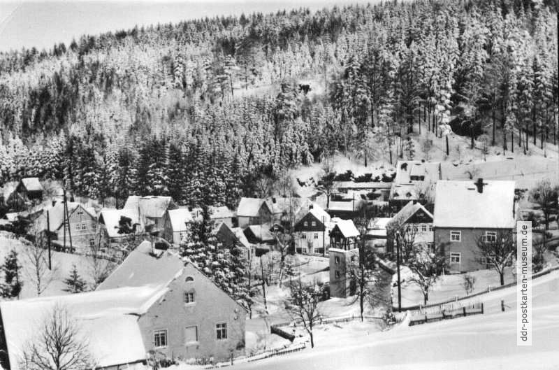 Winter in Pobershau - 1970