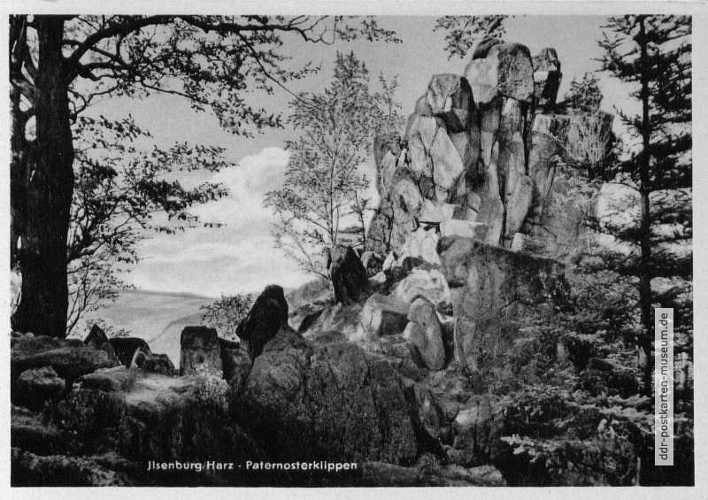 Paternosterklippen bei Ilsenburg - 1951