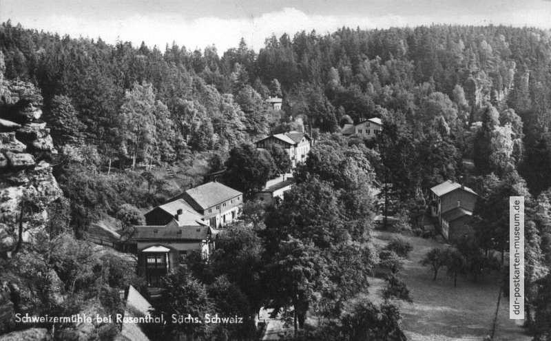Schweizermühle bei Rosenthal - 1962
