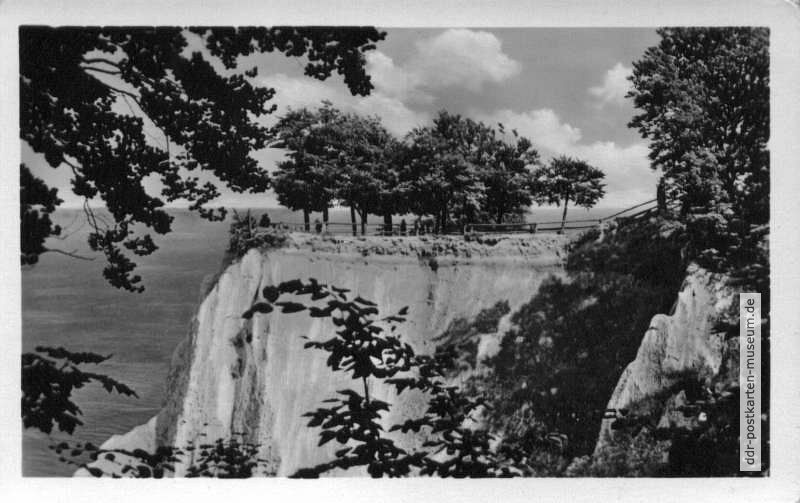 Aussichtsplateau des Königstuhl von Norden gesehen - 1955