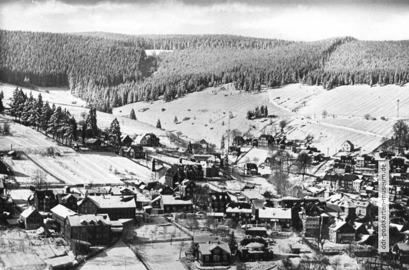 Blick vom Kammerberg auf Manebach - 1975