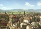 Blick über Zittau zum Zittauer Gebirge - 1989