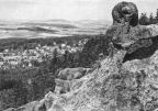 Blick von den Nonnenfelsen auf Jonsdorf - 1965