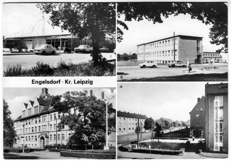 Kaufhalle, neue Oberschule, Friedrich-Engels-Oberschule - 1982 