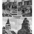 Neues und Altes Rathaus, Zoo, Völkerschlacht-Denkmal - 1956