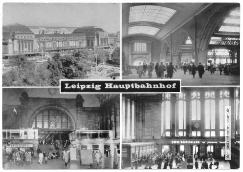 Leipziger Hauptbahnhof - 1962