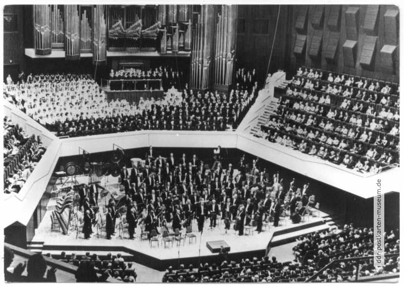 Neues Gewandhaus, Konzert im Großen Saal - 1982