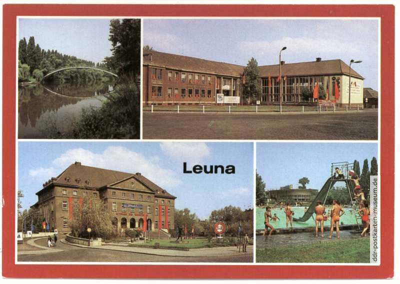 Waldbadbrücke, Betriebsberufsschule, Klubhaus der Werktätigen, Waldbad - 1986