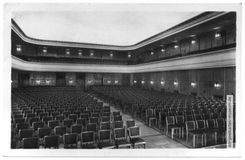 Großer Theatersaal um Klubhaus der Werktätigen - 1960