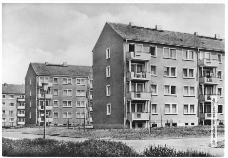 Neubauten in Löbau-Süd - 1965