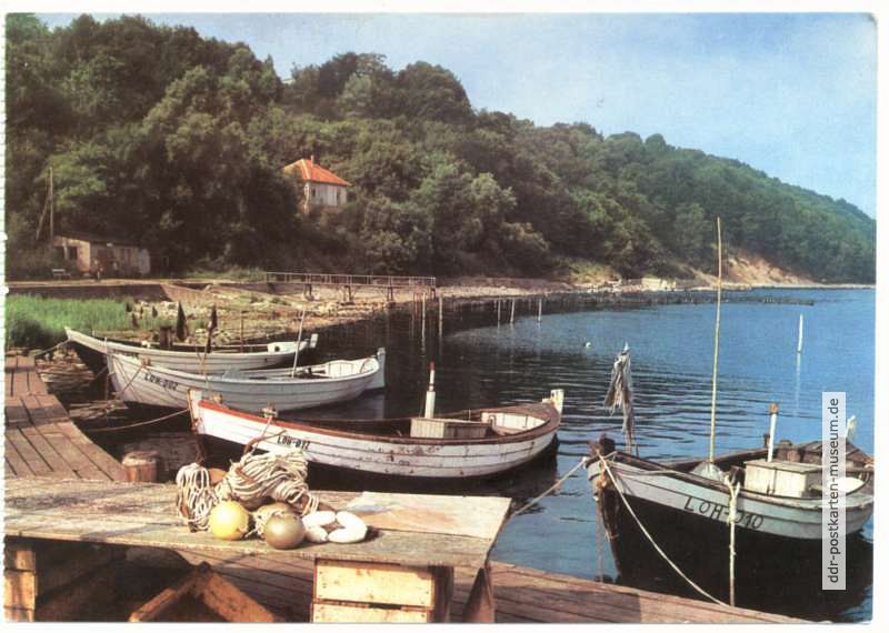 Fischerboote am Fischerstrand - 1973