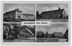 Neue Siedlung, Grundschule 1, Gaststätte "Alter Krug", Holzhaus-Siedlung - 1954