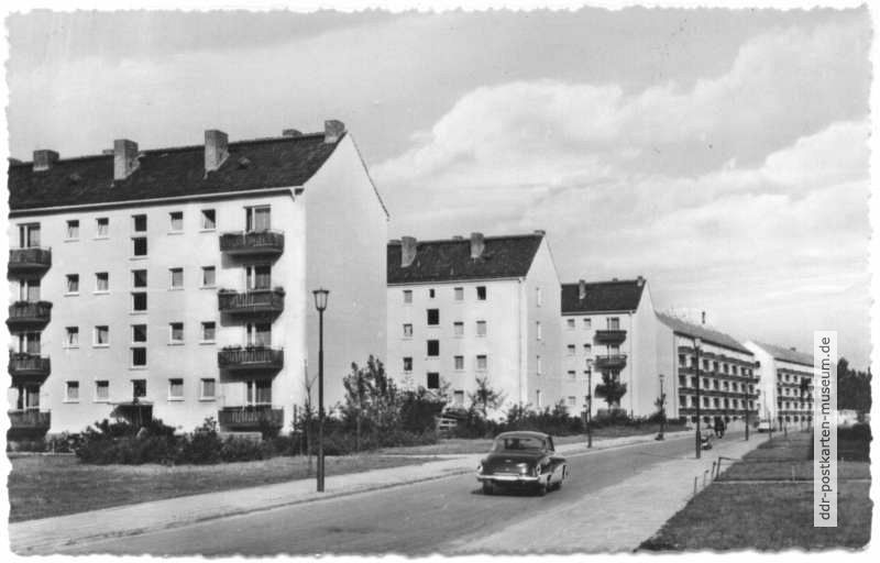 Neubauten an der Erich-Weinert-Straße - 1966