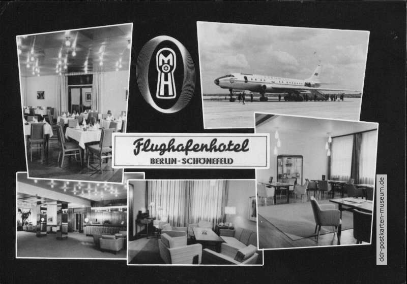 Flughafenhotel der Mitropa in Berlin-Schönefeld - 1963