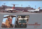 Flughafen Berlin-Schönefeld, "IL 62" der Interflug und "TU-134" der Aeroflot - 1987