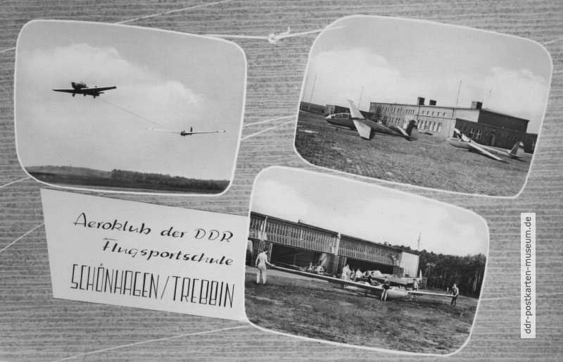Aeroklub der DDR, Flugsportschule  Schönhagen bei Trebbin - 1962