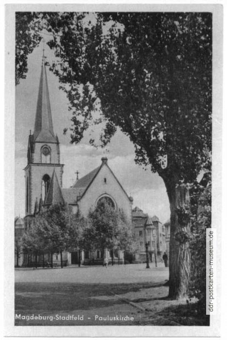 Pauluskirche in Magdeburg-Stadtfeld - 1956