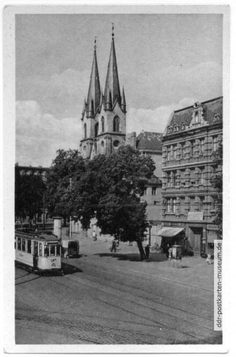 Halberstädter Straße, Ambrosiuskirche - 1951