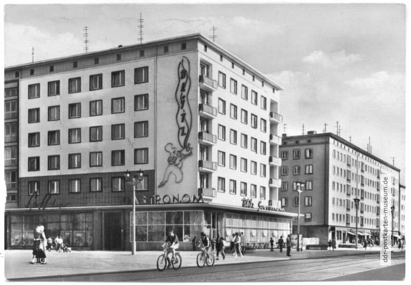 Karl-Marx-Straße, Restaurant "Blitz Gastronom" - 1964