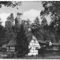 Ruine Niederlautenstein bei Marienberg - 1960