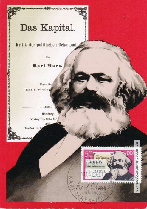 Maximumkarte "Karl-Marx-Jahr" - 1983