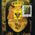 Maximumkarte "Historische Posthausschilder", Fürstlich Thurn-und-Taxis-Posthausschild - 1989