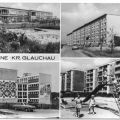 Neubaugebiet am Friedrich-Engels-Ring, Kindergarten und Oberschule - 1974