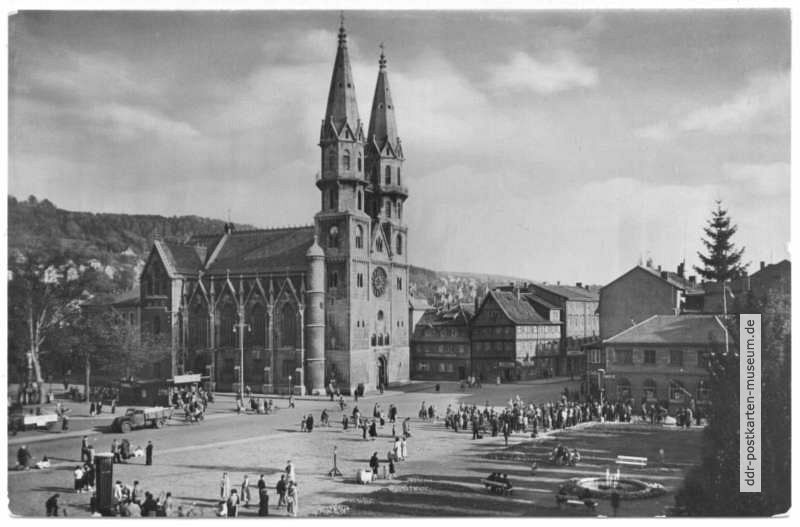 Stadtkirche "Unserer lieben Frauen", Platz der Republik - 1958