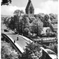Saalebrücke mit Neumarktkirche - 1962