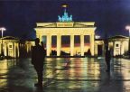 Nachts am Brandenburger Tor auf Friedenswacht - 1968