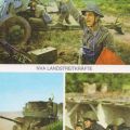 Panzerabwehrgeschütze beim Gefechtsschießen, Auf dem Marsch, Entfernungsmesser - 1977