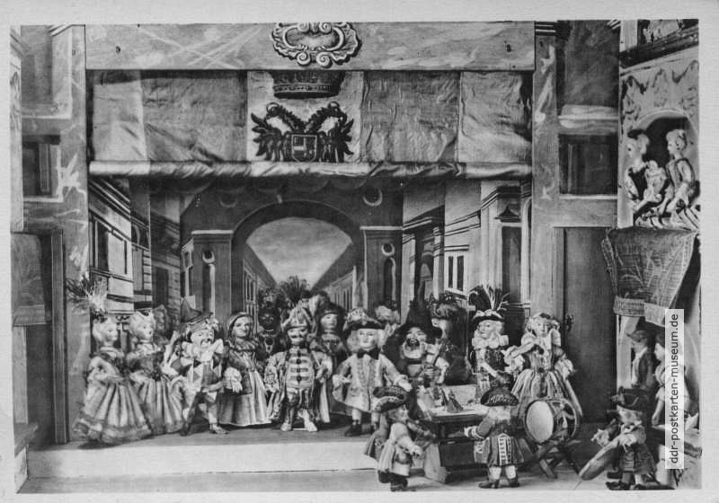 Puppenstadt "Mon plaisir, Hoftheater - 1953