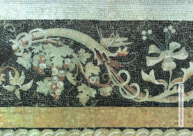 Mosaik des Hephaistion aus Pergamon, Ausschnitt aus dem Rankenfries - 1983