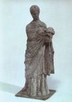 Antikensammlung - Mädchenstatuette mit Maske (Tanagräisch, 3.Jahrhundert v.u.Z.) - 1986