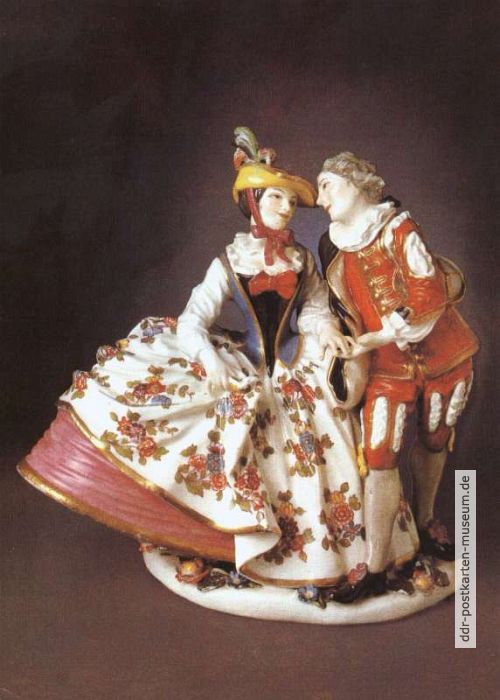 Liebespaar in spanischer Tracht um 1741, Meißen - 1982