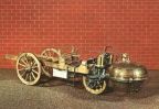 Dampfwagen von Cugnot, 1769 erstes dampfdruckbetriebenes Straßenfahrzeug (Modell 1:10) - 1979