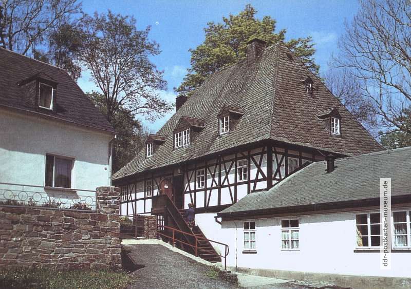 Technisches Museum "Frohnauer Hammer", Aufgang zur Klöppelstube - 1988