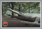 Saurierparkanlage mit Deinosuchus aus der Kreidezeit - 1988