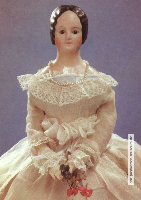 "Rosalie", um 1840 (Lederbalgpuppe) - 1983