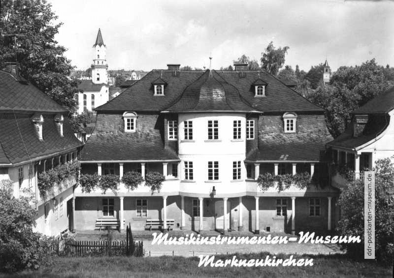 Musikinstrumenten-Museum Markneukirchen, spätbarockes Bürgerhaus (1784 erbaut) - 1973