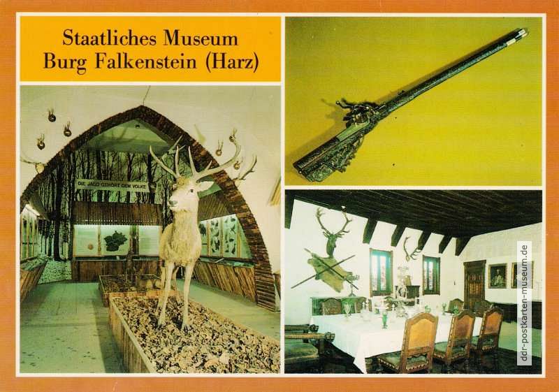 Staatliches Museum auf der Burg Falkenstein (12.Jahrhundert) - 1990